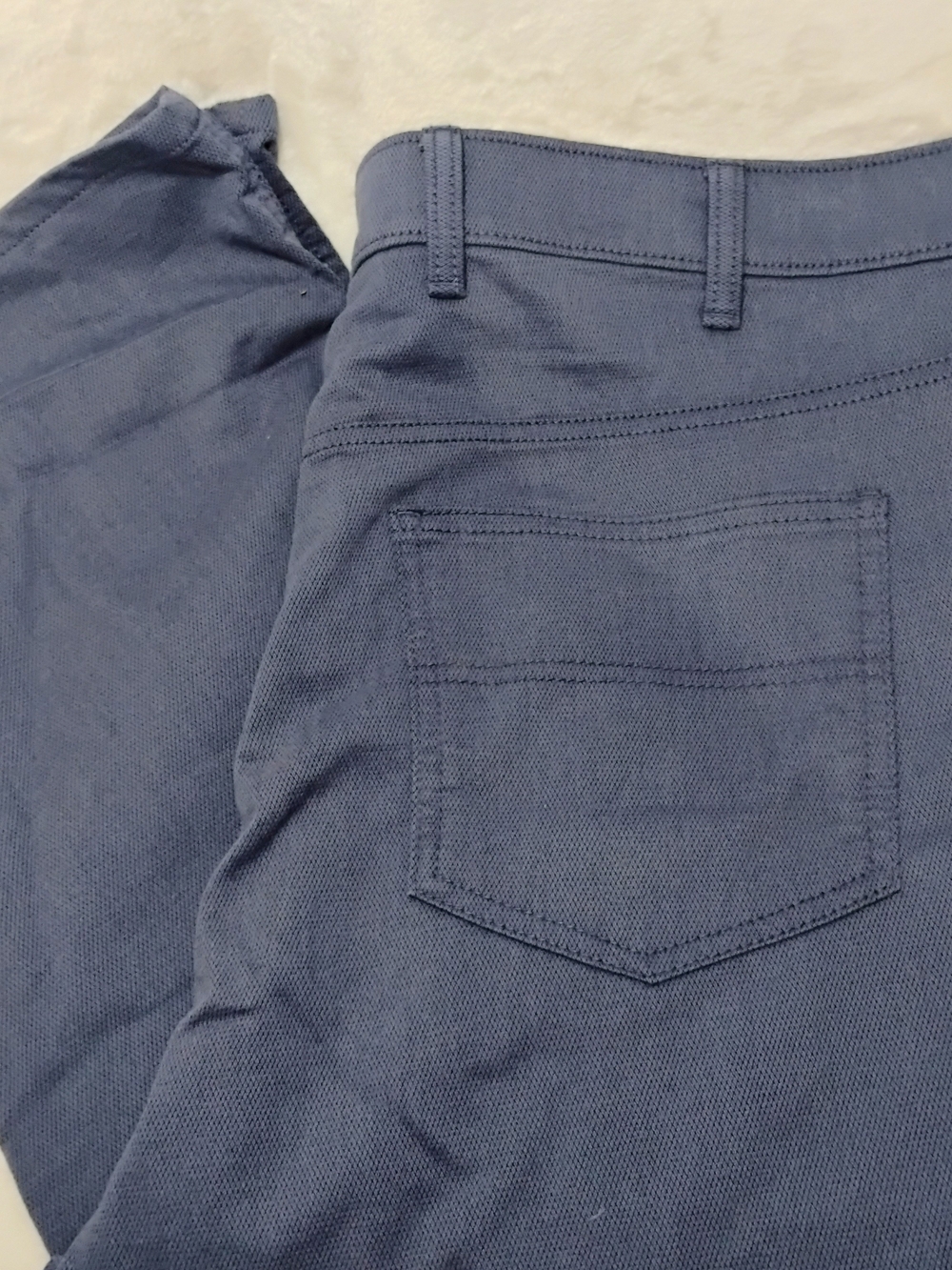 Roundtree & Yorke Mens 40x30 Blue Straight Leg Andrew Pants Lightweight Jeans T